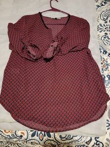 Daniel Rainn burgundy/red/navy tunic